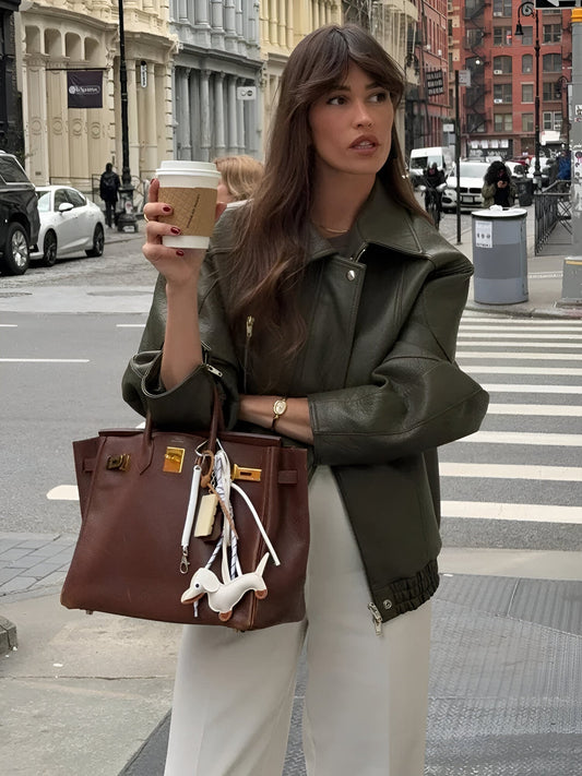 Sienna | Vintage leren herfstjas